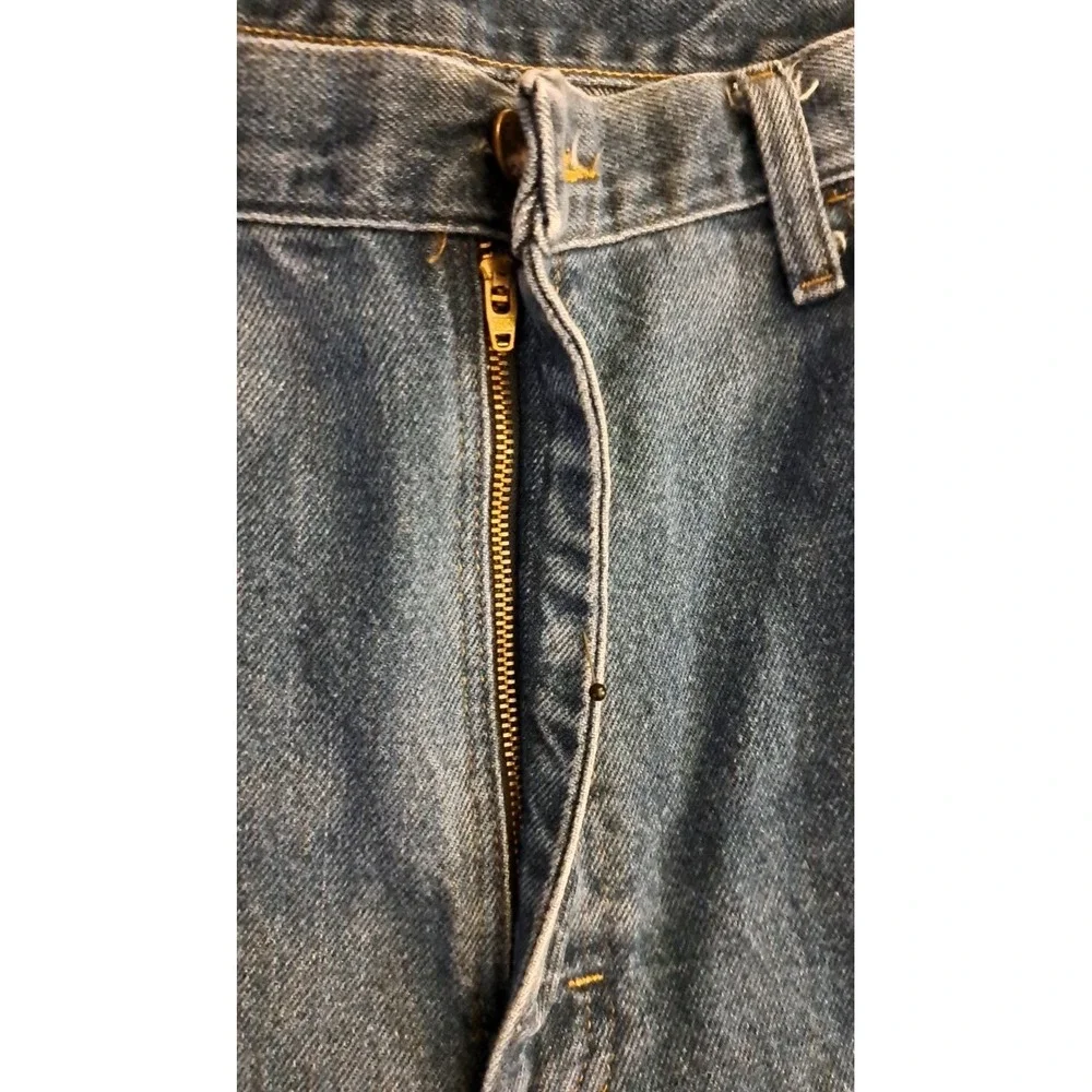 Rustler Men's‎ Size 38x30 Blue Regular Fit Straight Leg 100% Cotton Denim Jeans